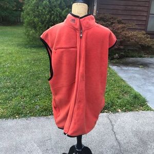 Adidas  fleece vest orange size 2XL